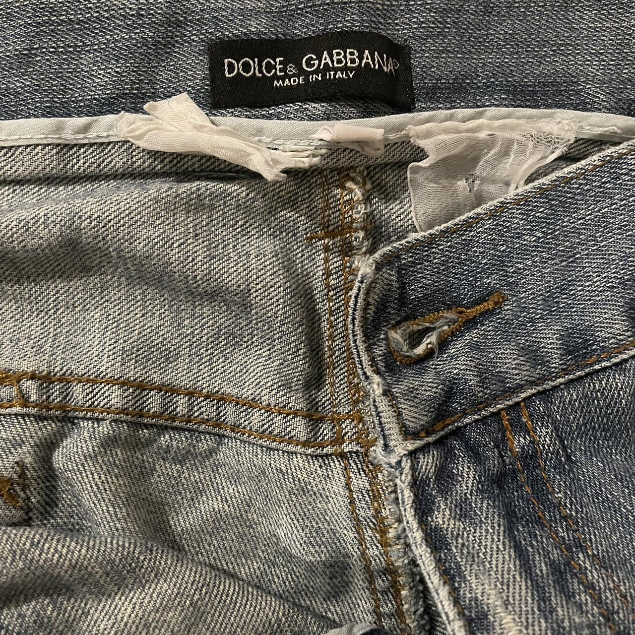 Vintage Dolce & Gabbana ripped jeans