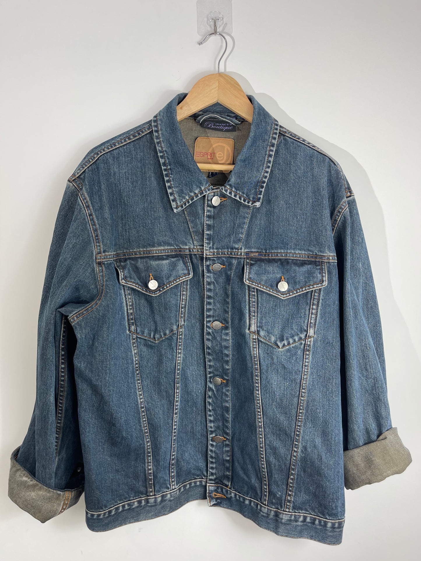 Vintage Espirit one off pre-styled  Denim Jacket XL Uk